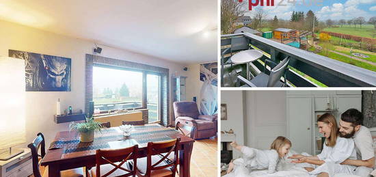 PHI AACHEN - Gut geschnittene Maisonette-Wohnung mit abschließbarem Carport in Hellenthal-Rescheid!