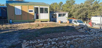 Terrain de 342m² avec Chalet type mobil home de 30m² - VAR