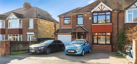 Semi-detached house for sale in Downs Road, Folkestone CT19