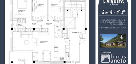 Apartamento en venta en Benasque