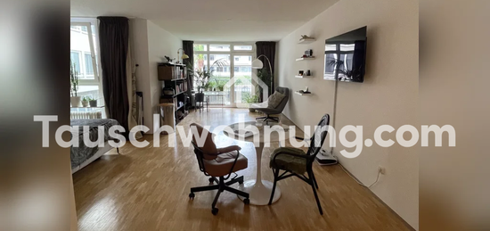 Tauschwohnung: 1 Zimmer - bei LMU - Balkon - TG Stellplatz - Innenhof West