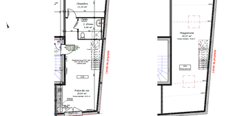 Grand T2 de 62 m2 en duplex au coeur de Muzillac