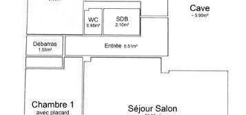 Vend Appartement 3 pièces 67 m²