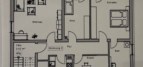 4-Zimmer Wohnung (ca. 110 m²) zentrumsnah in Pegnitz, 880 € KM