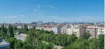 54 m2 2 Zi. Nahe grünem Prater mit Fernblick über den Donaukanal