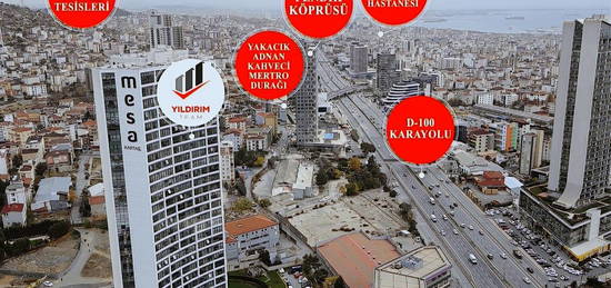 Mesa Kartall Full Eşyalı Metro 5 Dk. Peyzaj Manzaralı 1+1 Daire