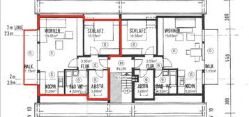 2-Zimmer-Wohnung in ruhiger Lage