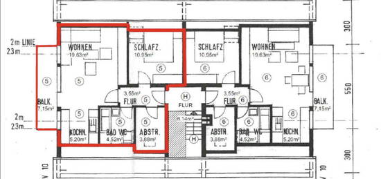 2-Zimmer-Wohnung in ruhiger Lage