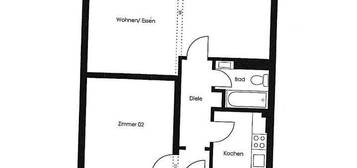 Stilvolle 2-Raum-Wohnung mit gehobener Innenausstattung mit Balkon in Köln Altstadt & Neustadt-Nord