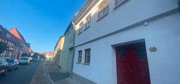 Haus im Herzen von Quedlinburg mit Blick zum Gänsehirtenturm