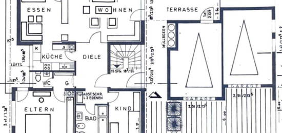 105qm Wohnung in Brilon: 3 Zimmer, Terrasse, Balkon, Garage