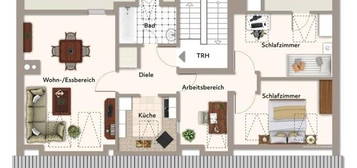 Schöne 3,5-Zimmer Wohnung in Schongau mit EBK