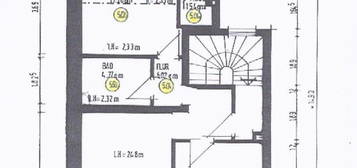 Wohnung, 2 Zimmer + Wohnküche, DG, Maiblumenstraße