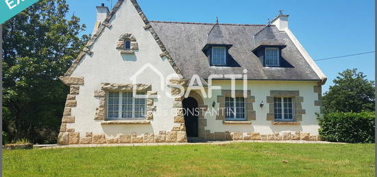 Maison Néo Bretonne de 127 m2 avec sous-sol, 6 pièces sur terrain de plus de 7500 m2 au calme