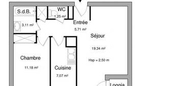 Location appartement 3 pièces 77 m²