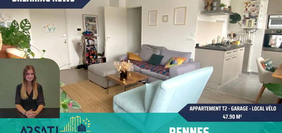 RENNES - APPARTEMENT T2 - 1 CHAMBRE - GARAGE