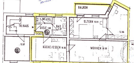 3 Zimmer Wohnung, drei Zimmer Wohnung,Dreizimmer Wohnung,