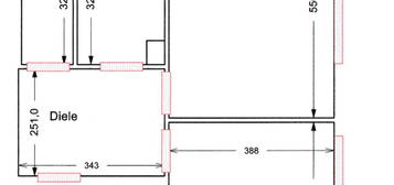 Souterrain-2-Zimmer-Wohnung 54 qm