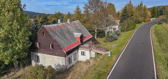 Pronájem poloviny chaty, 60 m2, Háj, Loučná pod Klínovcem