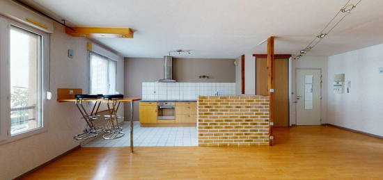 Appartement  à louer, 2 pièces, 1 chambre, 53 m²