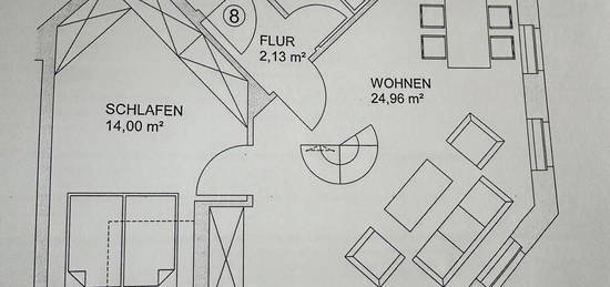 Wunderschöne 2/3 Raum Maisonette Wohnung (Nachmieter gesucht)