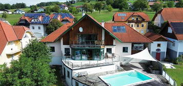 Architektenhaus mit Pool nahe Steyr