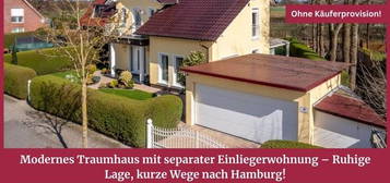 Modernes Traumhaus mit separater Einliegerwohnung - Ruhige Lage, kurze Wege nach Hamburg!