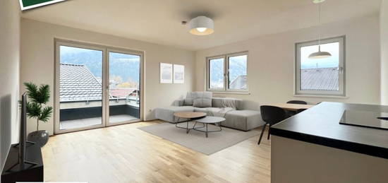 Zentrale Lage, modernes Design: 3-Zimmer-Wohnung mit Bergblick in Telfs