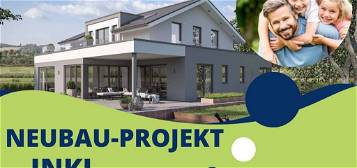 Neubau-Projekt inkl. Keller und Grundstück