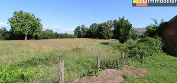 Proche Pierre de Bresse vends  ancienne ferme Bressane de 5 pièces, 125m² habitable avec de nombreuses dépendances sur terrain de 6650 m²