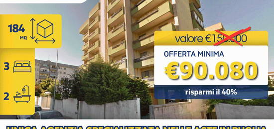 Appartamento all'asta via Pescara 3, Lecce