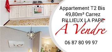 Appartement  à vendre, 2 pièces, 1 chambre, 50 m²