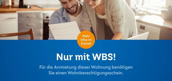 Zur langfristigen Miete: Singlewohnung mit Balkon in Monheim &amp; nur mit WBS