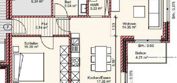 Seniorenwohnung WBS erforderlich, Warmmiete 526,82