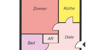 Schöne 2,5-Zimmer-Wohnung mit Balkon zu vermieten ab 01.01.2025