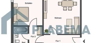 Familienwohnung im 1. OG mit Balkon