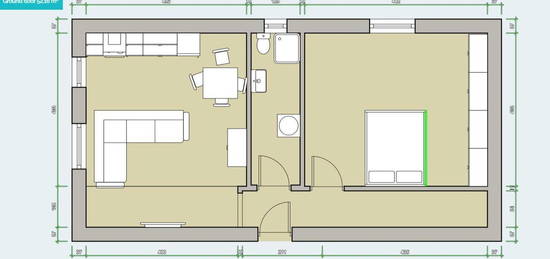 2-Zimmer Wohnung, Nähe zum Ostbahnhof