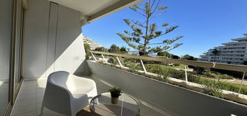 Villeneuve-loubet (06) - marina baie des anges : vente appartement 2 pieces - terrasse