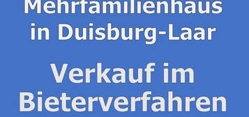 DUISBURG-Laar - Mehrfamilienhaus - Verkauf im Bieterverfahren - Gebotstermin 15.11.2024