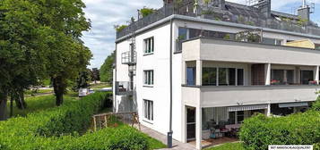 +++ 120M² NEUBAUWOHNUNG MIT GROSSEM GARTEN +++ 5 Zimmer, Loggia, 2 Parkplätze, 223m² Garten, zentrumsnahe Ruhelage