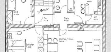 3 Zimmerwohnung in Hanau Rosenau mit Balkon