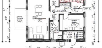 Schöne Helle 2-Zimmer-EG-Wohnung mit gehobener Innenausstattung mit Einbauküche in Jagstzell