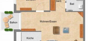 2,5 Zimmer Wohnung Riedstadt / Goddelau