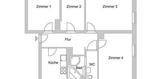 4-Zimmer-Wohnung in Spandau Staaken mit WBS 160, 180 oder 220