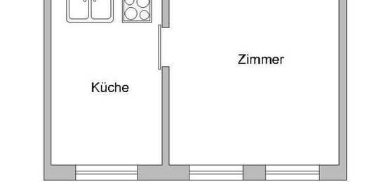 1-Zimmer-Wohnung in Mitte