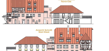 schöne 2-Zimmer Wohnung auf 72 qm mit Dachterrasse