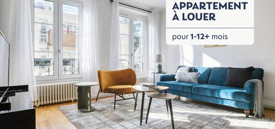 Appartement meublé  à louer, 3 pièces, 2 chambres, 65 m²