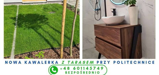 NOWA Kawalerka 26m2 + TARAS 20m2 przy P.Ł/bez PCC