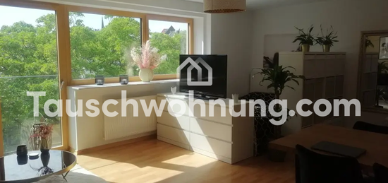 Tauschwohnung: 1 Zimmerwohnung mit pariser Balkon und separater Küche