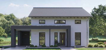 Selbst ist der Bauherr: Ausbauhaus trifft Eigenleistung | massa haus „LifeStyle 16.01 S“ (KfW 55)